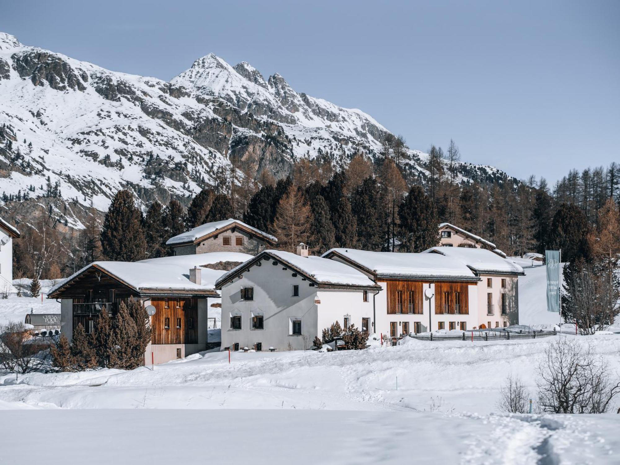 Hotel Chesa Pool Sils Maria Kültér fotó