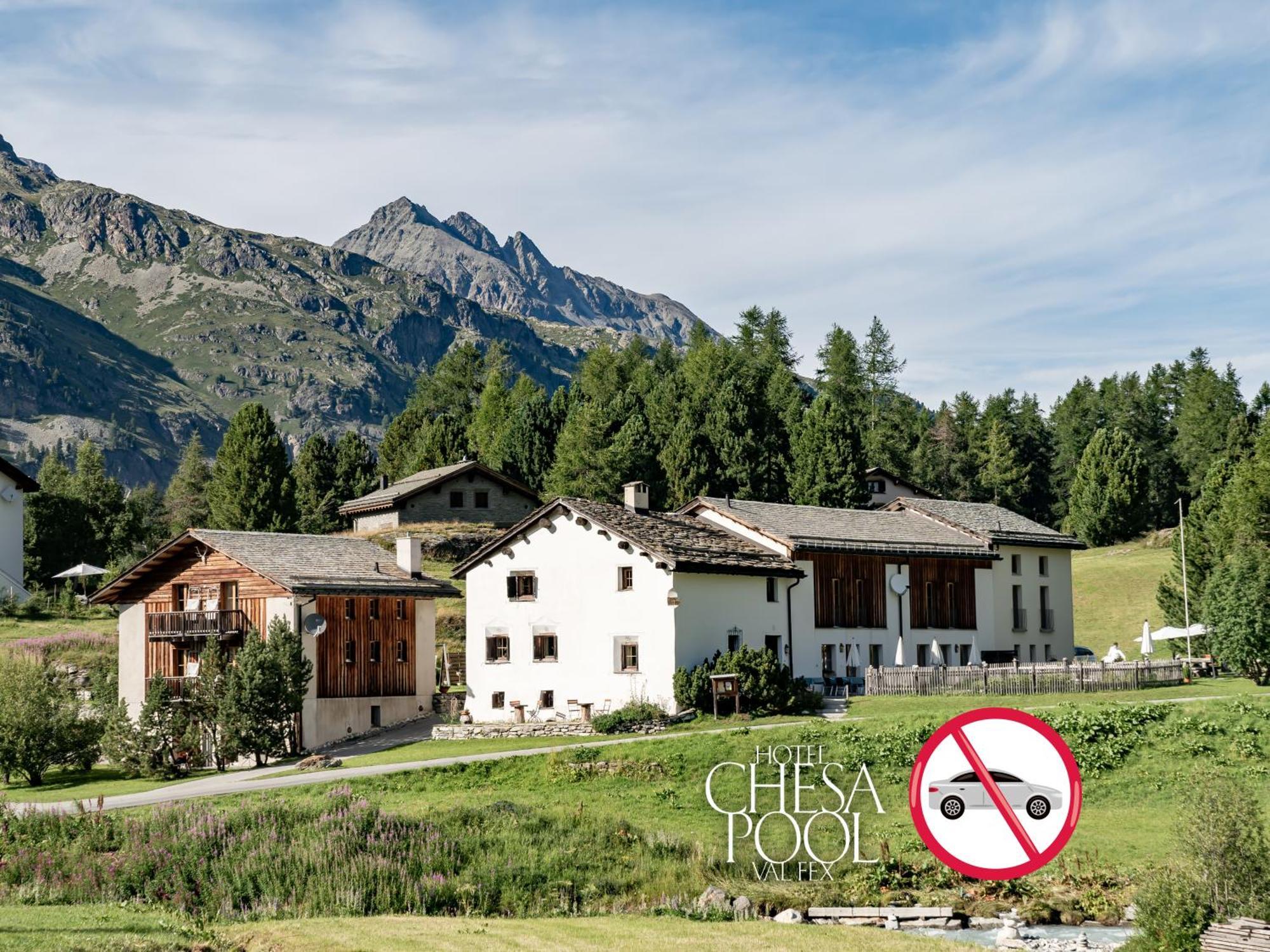 Hotel Chesa Pool Sils Maria Kültér fotó